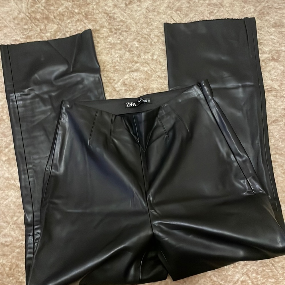 Zara leather pants